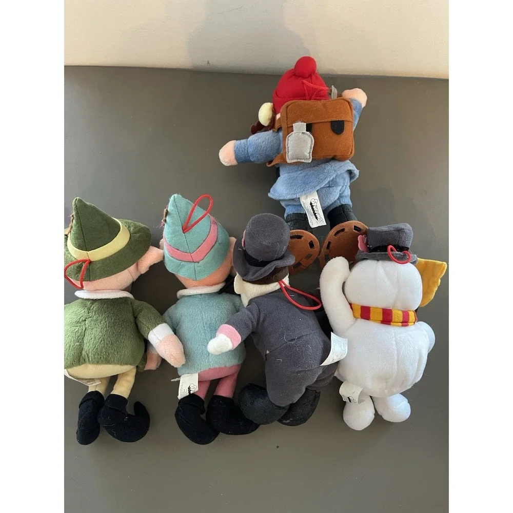 Yukon Cornelius Elf Frosty Etc Misfit Toys Stuffins 1999 Plush Vintage Lot Of 5